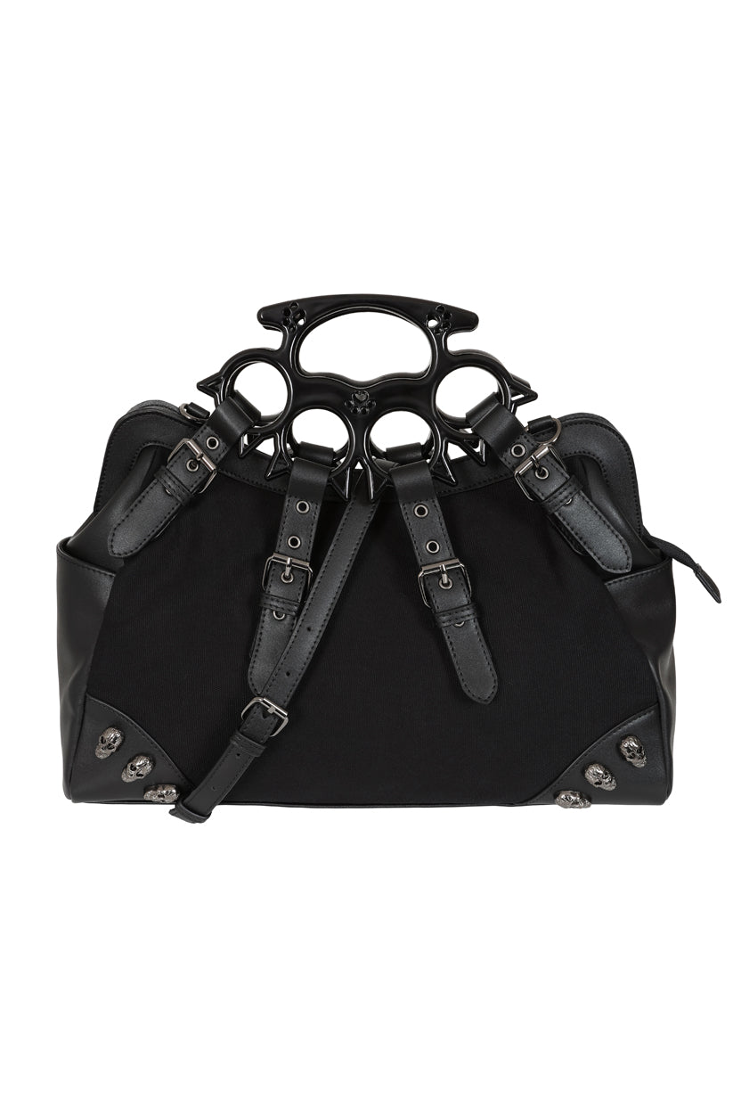 Banned Apparel Iron Halo Knuckle Alternative Hand Bag With Shoulder Strap