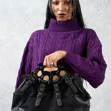 Banned Apparel Iron Halo Knuckle Alternative Hand Bag With Shoulder Strap