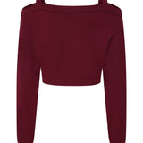 Banned Apparel Red & Black Ligeia Knitted Cardigan