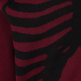 Banned Apparel Red & Black Ligeia Knitted Cardigan