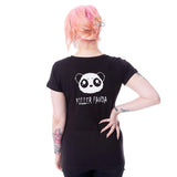 Cupcake Cult Panda Cult T-Shirt Women's Alternative Goth Emo Punk Top