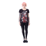 Cupcake Cult Panda Cult T-Shirt Women's Alternative Goth Emo Punk Top