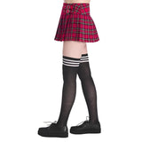Banned Apparel Red Alternative Gothic Emo Grunge Punk Rock Darkdoll Mini Skirt