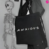 Anxious "Friends" Parody Tote Bag