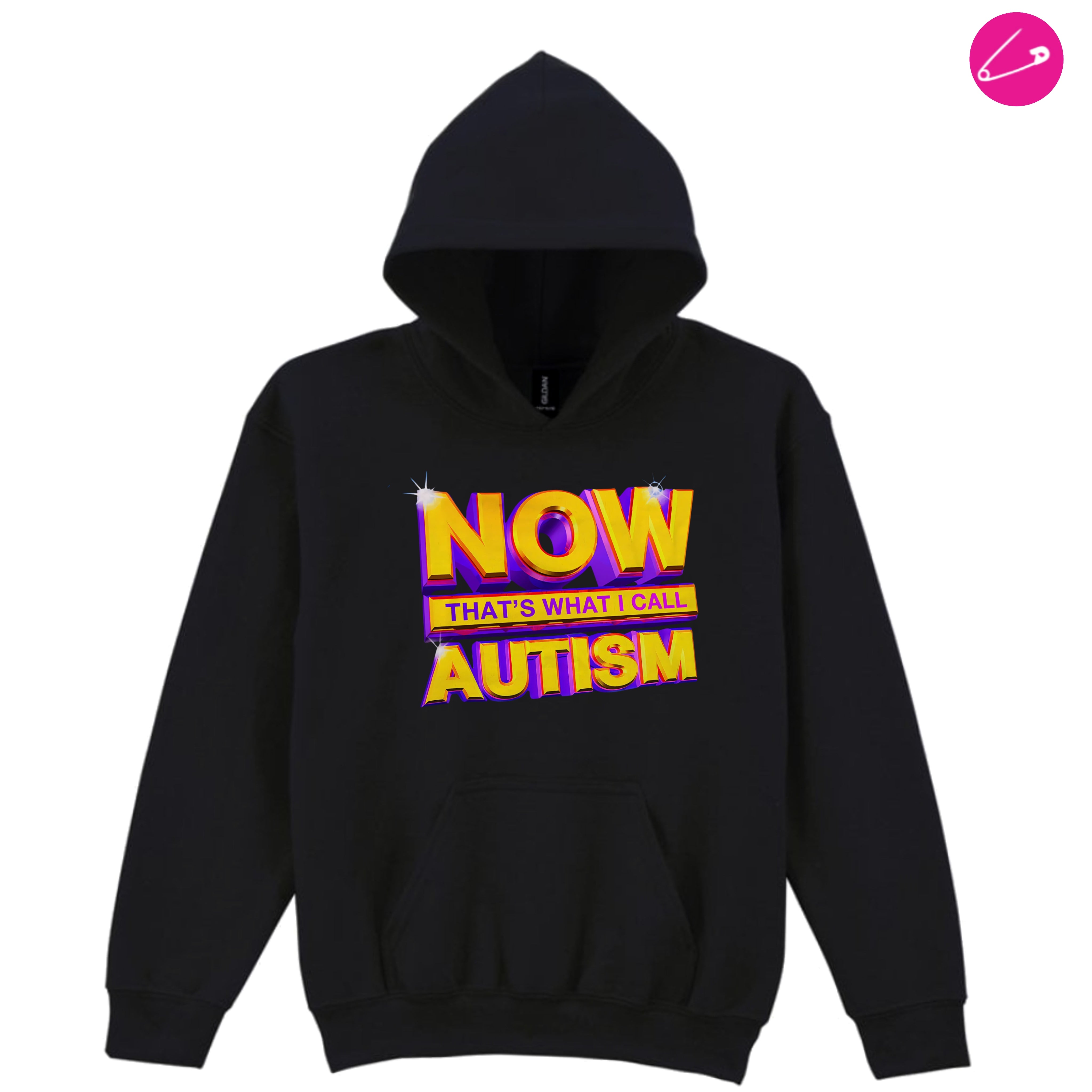 Now That's What I Call Autism Funny Parody Pullover Hoodie