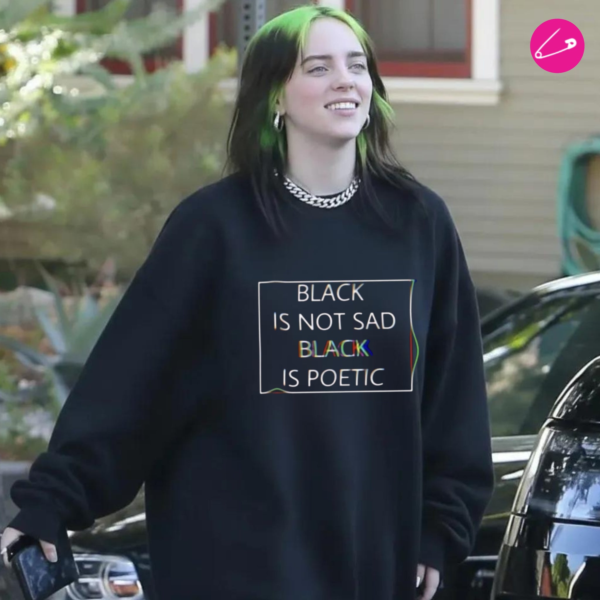Black Is Not Sad Black Is Poetic Sweatshirt Jumper