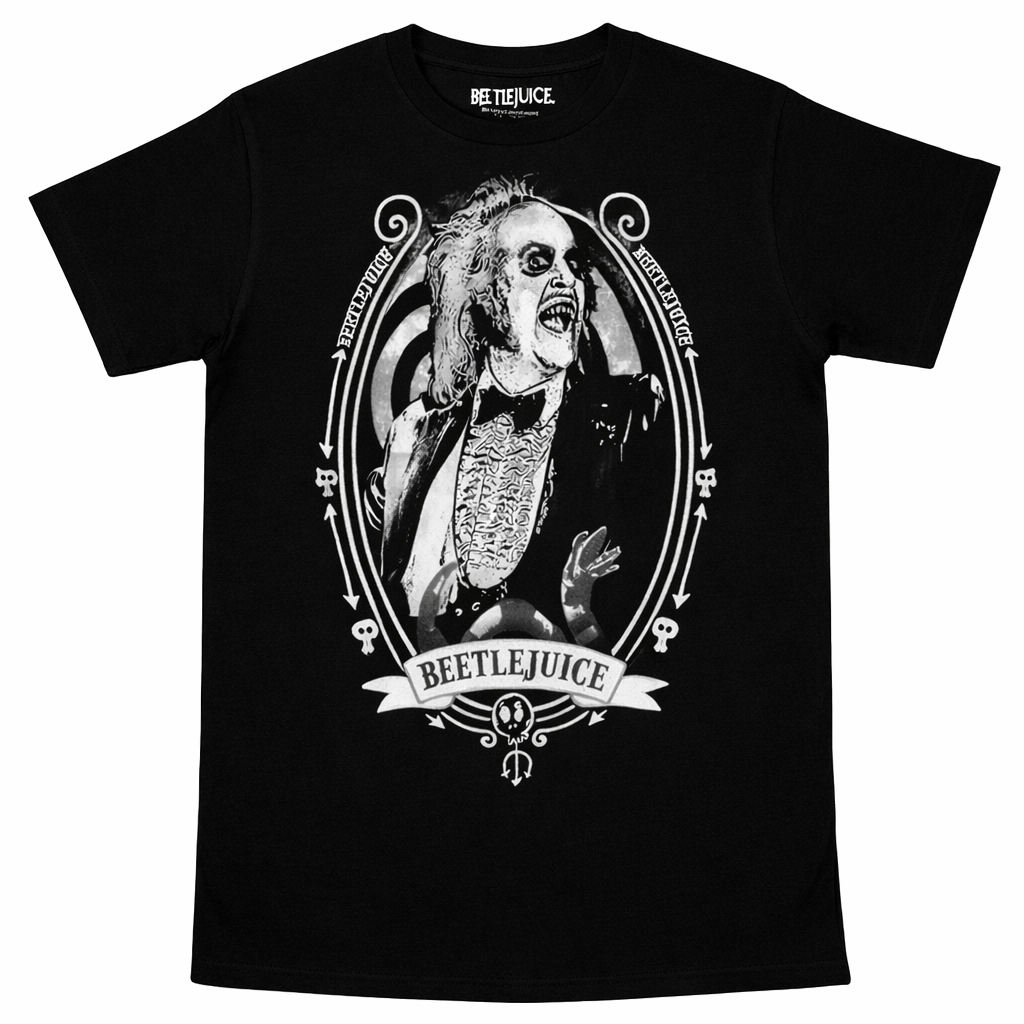 Beetlejuice Frame Horror Gothic Alternative Punk Rock Emo Movie Occult TShirt