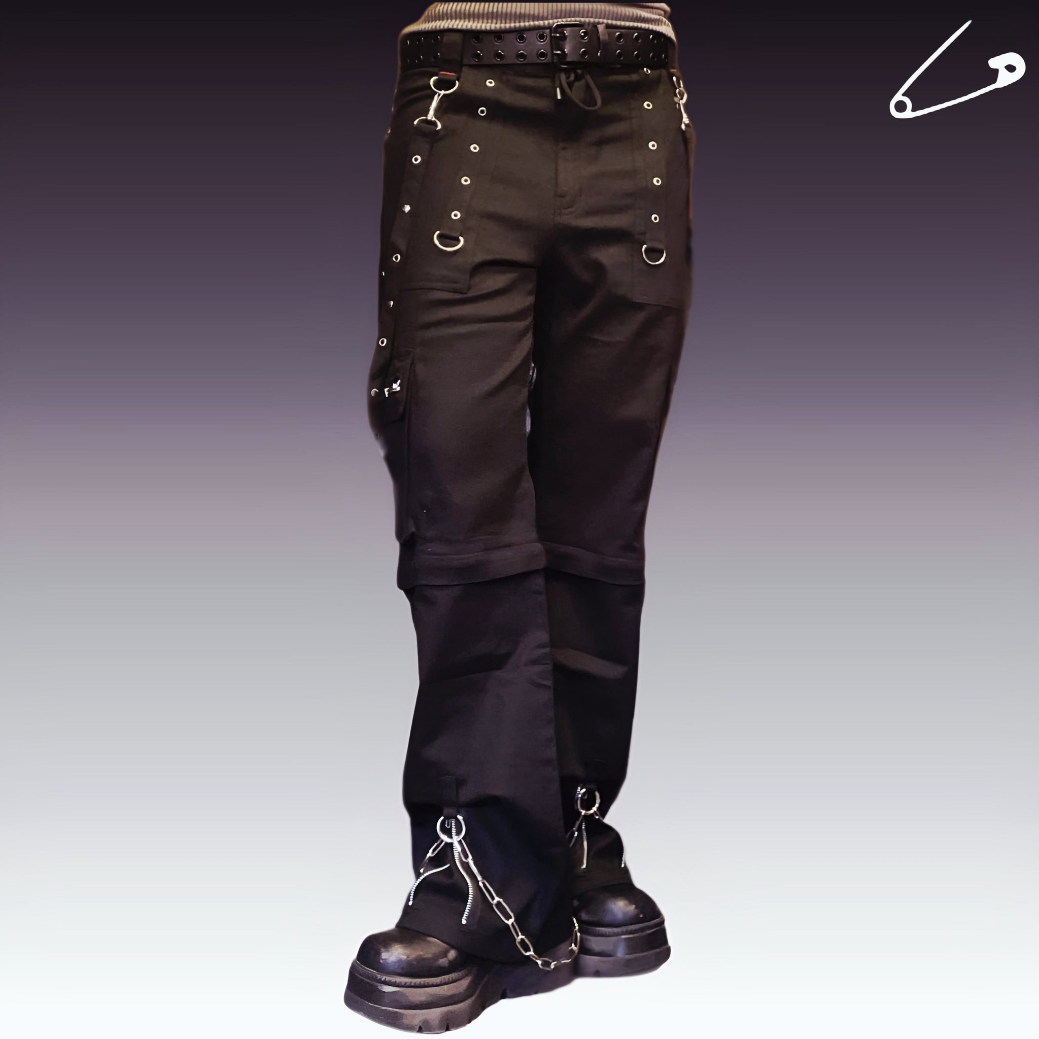 Punk'd Hammer Punk Rock Gothic Pants