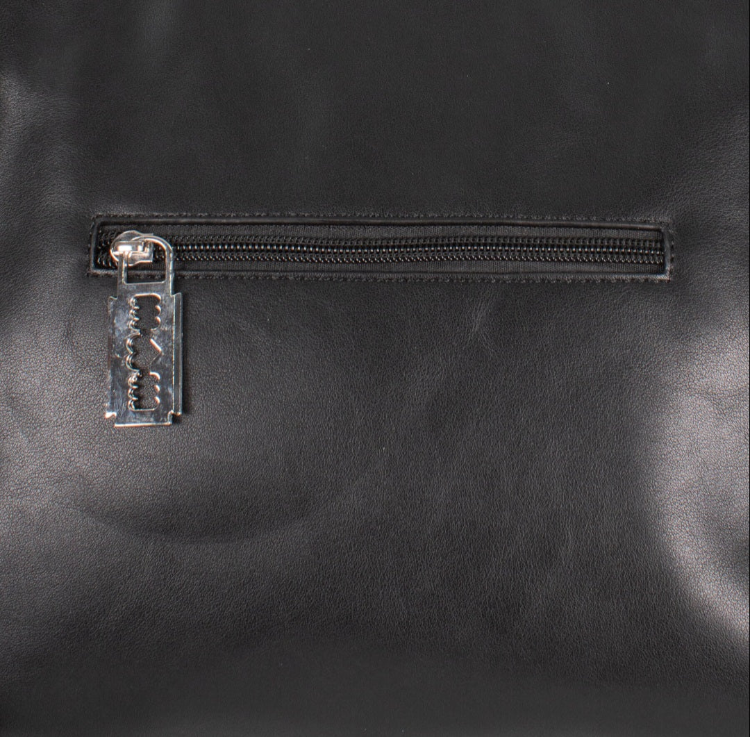 Poizen Industries Covenwing Black Gothic Shoulder Bag