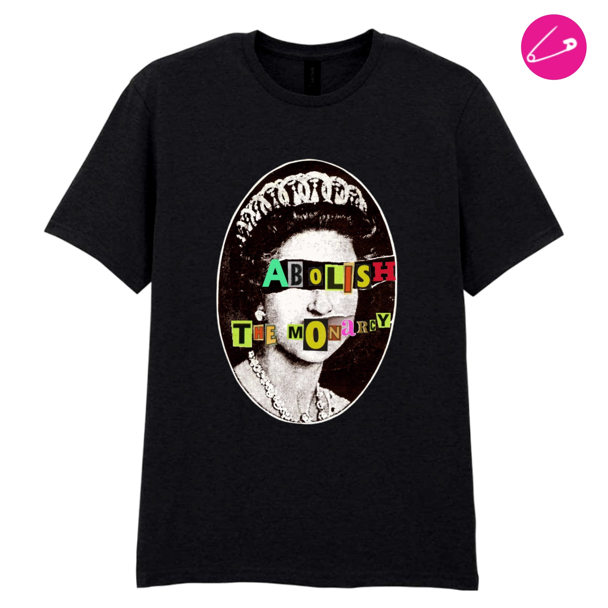 Abolish The Monarchy Alternative Punk Emo Gothic Funny Progressive t shirt