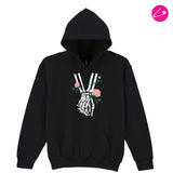Entwined Alternative Gothic Punk Rock Grunge Occult Skeleton Grunge Emo Hoodie