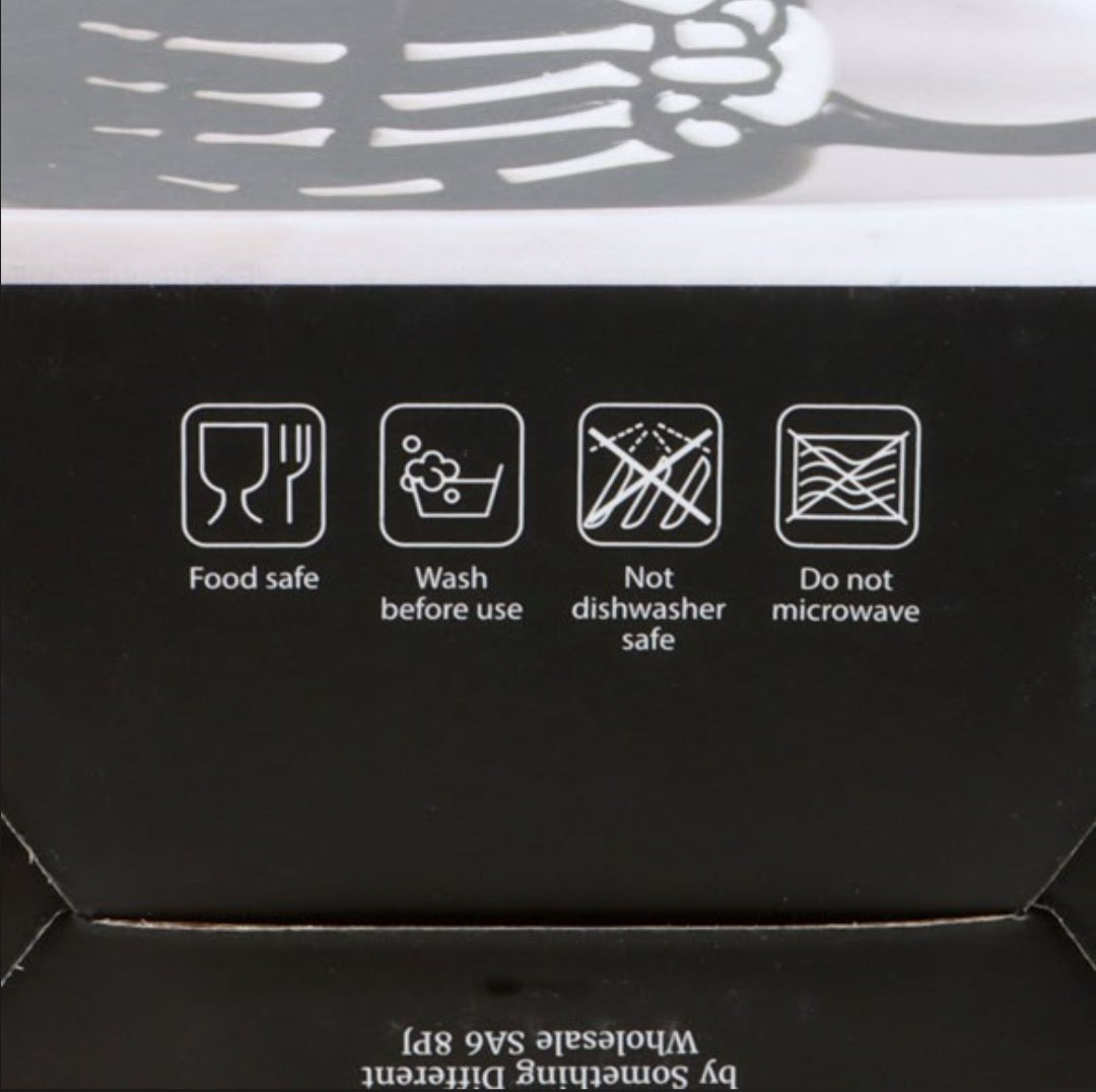 Skeleton Hand Mug Gothic Ceramic Coffee Cup