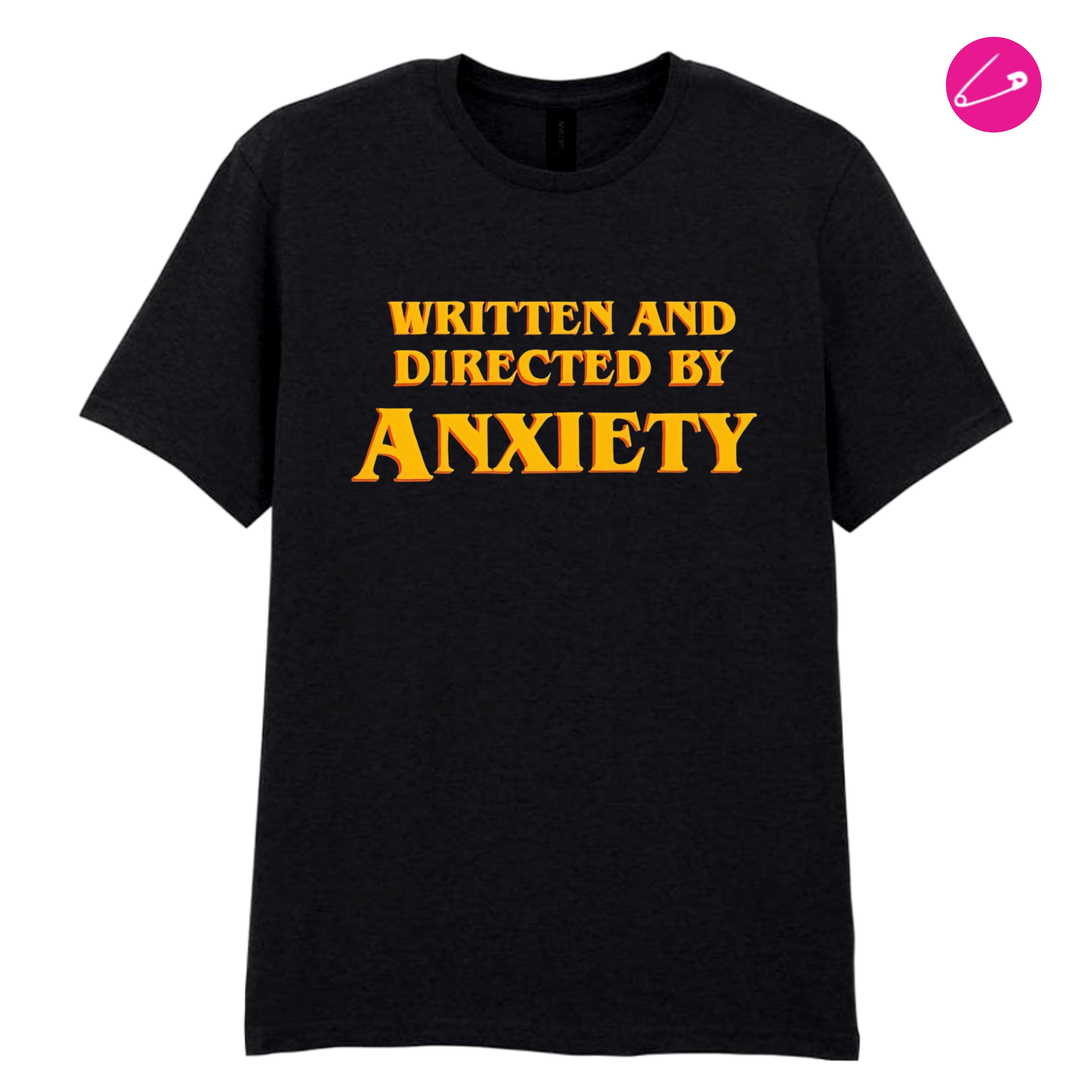 Punk'd Image Written & Directed By Anxiety Gothic Alt Goth Punk Rock Emo TShirt