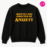 Punk'd Image Written & Directed By Anxiety Alt Goth Punk Rock Sweatshirt Jumper