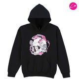 Skull Onyx Alternative Emo Gothic Grunge Rock Punk Black Long Sleeve Hoodie