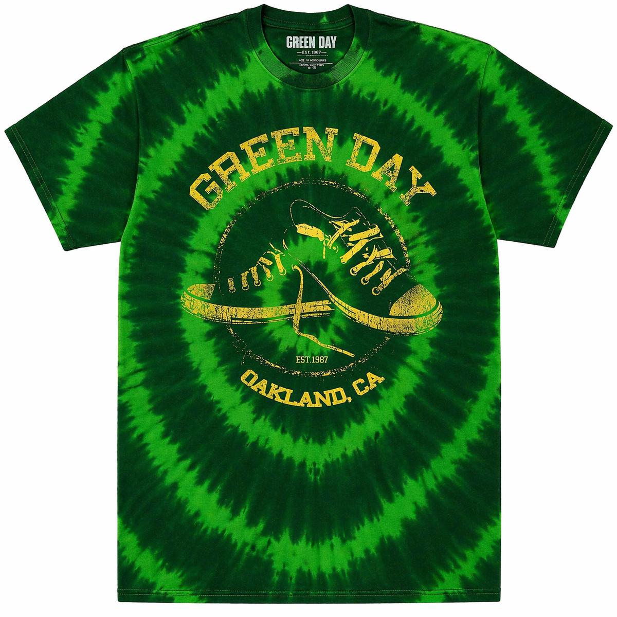 Official Green Day All Stars Green Alt Emo Goth Kids T-Shirt