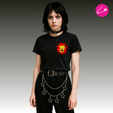 Punkachu Emblem Alternative Gothic Skater Punk Rock Pokémon Grunge Metal T Shirt
