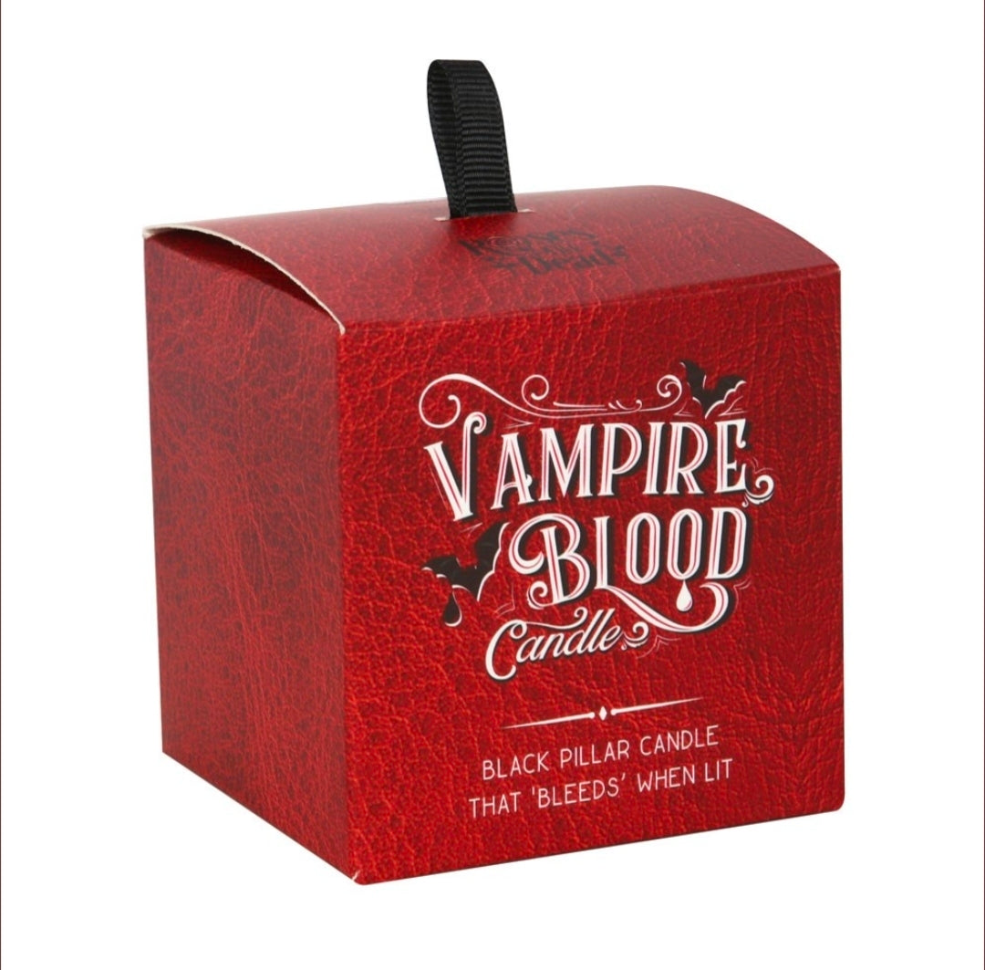 Vampire Blood Pillar Candle  Bleeding Wax Gothic Candle Victorian Vampire Range