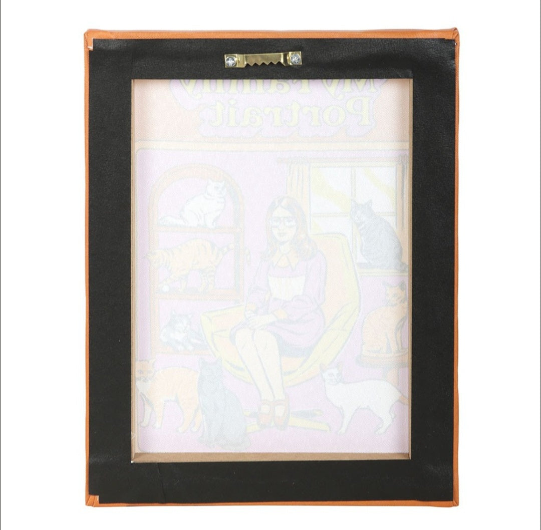 Steven Rhodes “My Family Portrait” Canvas Plaque – 19 x 25cm Wall Plaque Art