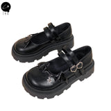 Bat Wing Lolita Mary Jane Shoes Kawaii Goth Platform Vegan PU Cosplay