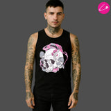 Skull Onyx Alternative Emo Gothic Grunge Rock Punk Black Tank Top