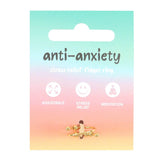 Anti-Anxiety Stress Relief Fidget Ring – Adjustable Spinner Beads for Calm, Focus & Meditation (Gold)