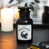 Mystic Raven Deadly Nightshade Apothecary Candle – Gothic Black Jar Scented Candle