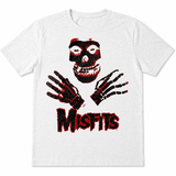 Official Misfits Hands White Alt Emo Goth Kids T-Shirt