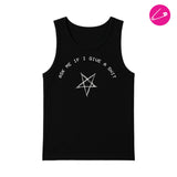 Ask Me Alternative Gothic Punk Rock Grunge Occult Funny Skater Mosher Vest Top