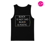 Black Poetic Gothic Alternative Occult Emo Grunge Gothic Punk Rock Vest Tank Top