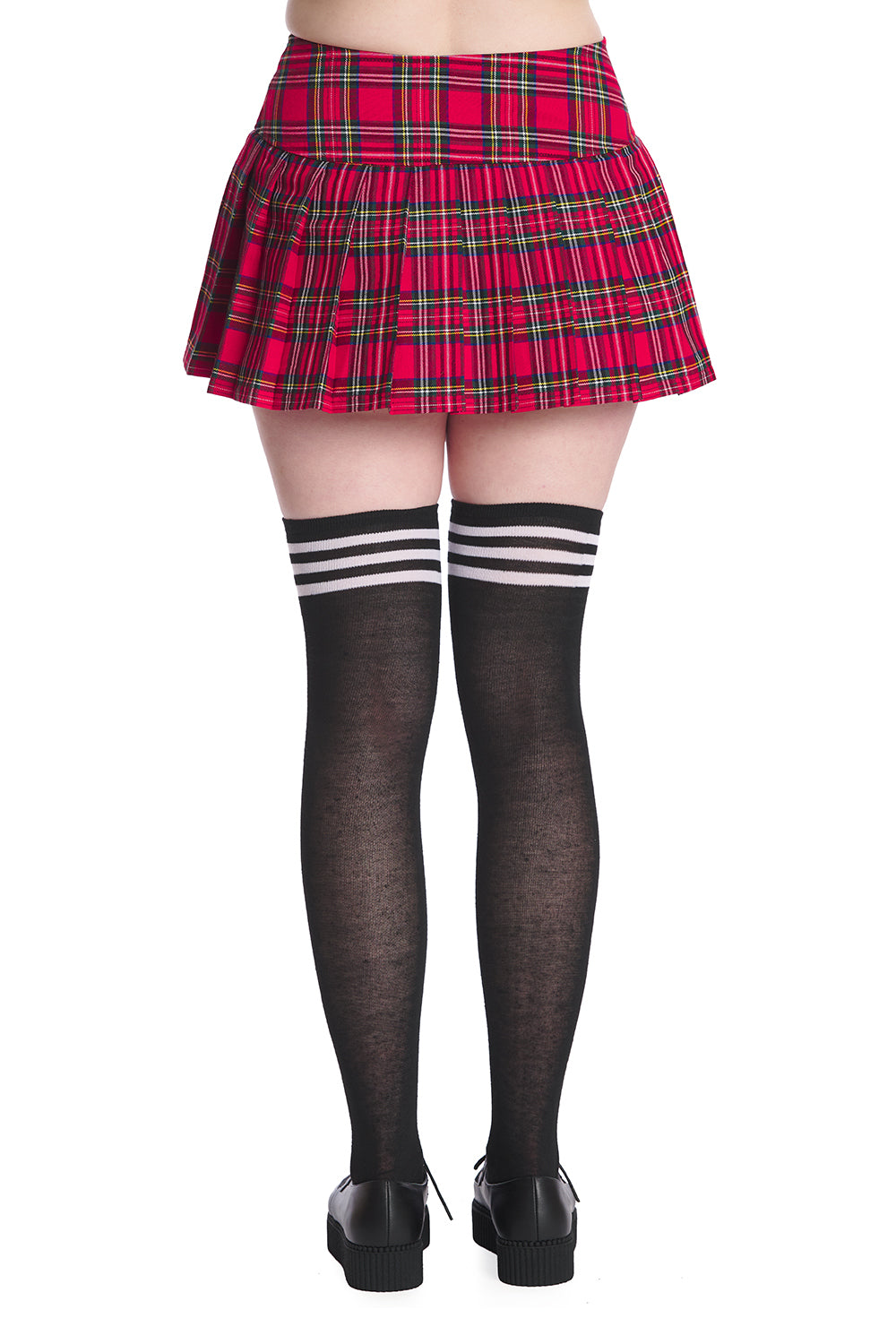 Banned Apparel Red Alternative Gothic Emo Grunge Punk Rock Darkdoll Mini Skirt