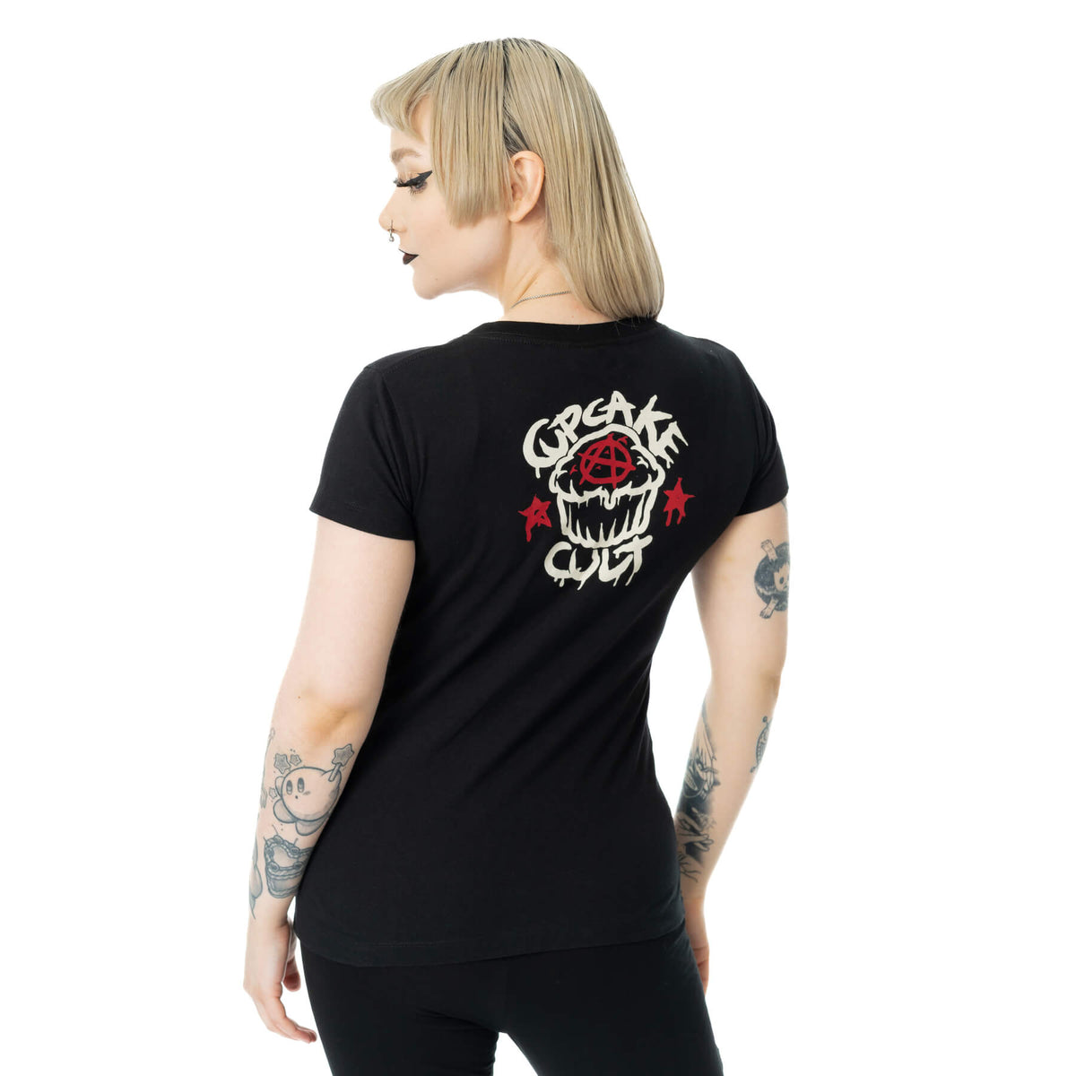Cupcake Cult Starbleat T-Shirt Women's Alternative Goth Emo Punk Top