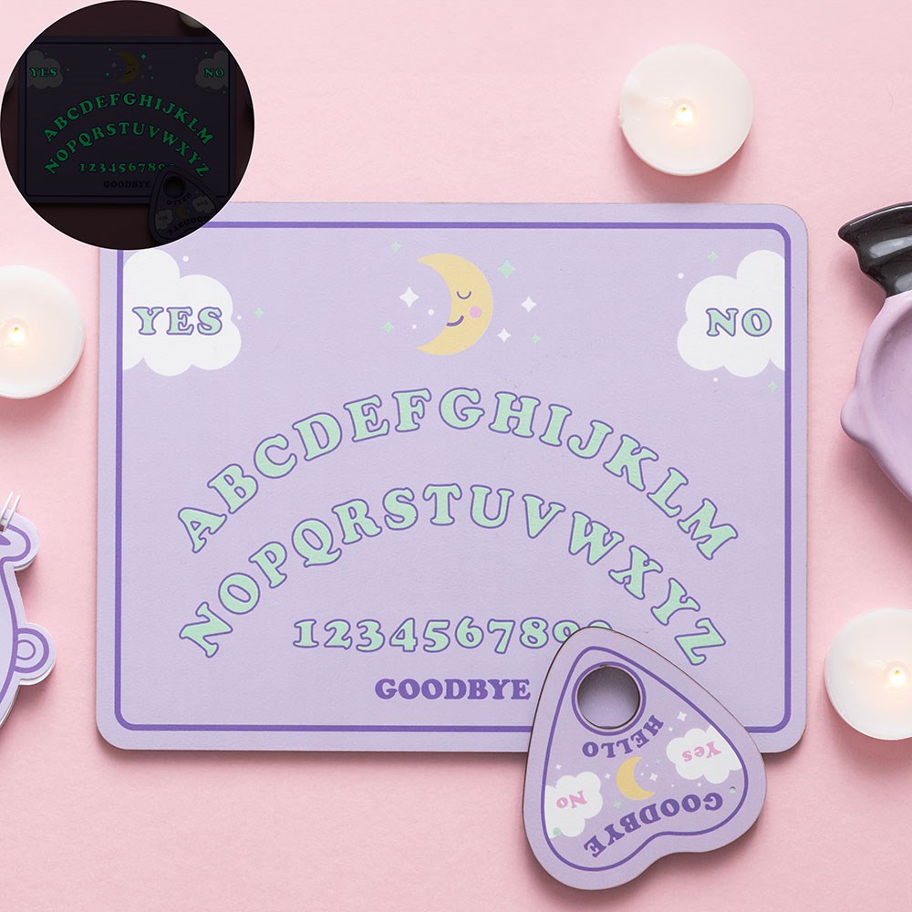 Pastel Glow in the Dark Talking Board Alternative Decor Ouija