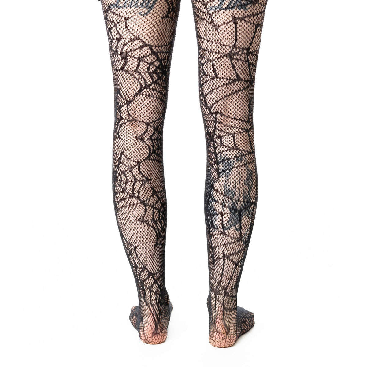 Poizen Industries Alt Black Web Weaver Tights Emo Punk Grunge