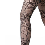 Poizen Industries Alt Black Web Weaver Tights Emo Punk Grunge