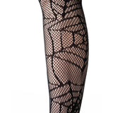 Poizen Industries Alt Black Web Weaver Tights Emo Punk Grunge